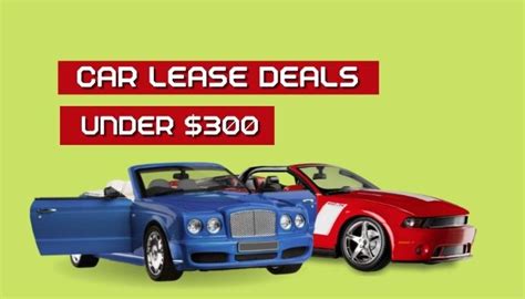best low cost lease deals